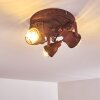 DROBAK Ceiling Light rust-coloured, 3-light sources