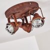 DROBAK Ceiling Light rust-coloured, 3-light sources