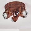DROBAK Ceiling Light rust-coloured, 3-light sources