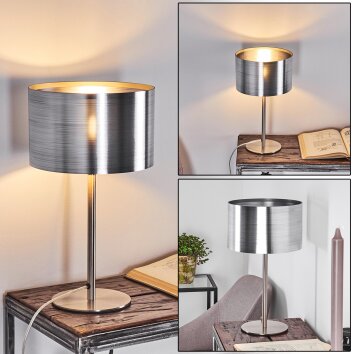 VOLOS Table lamp matt nickel, 1-light source