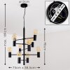 PAMUNKEY Pendant Light black, 10-light sources