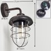 Valto Outdoor Wall Light rust-coloured, 1-light source