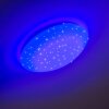 FOXES Ceiling Light LED white, 1-light source, Remote control, Colour changer