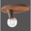 Leuchten Direkt TURN ME Ceiling Light rust-coloured, 1-light source