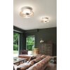 Fabas Luce VINTAGE Ceiling light LED aluminium, white, 1-light source