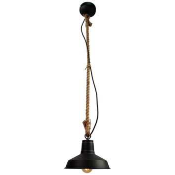 Brilliant HANK Pendant Light brown, black, 1-light source