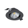 Eglo SALICETO recessed light LED black, 1-light source