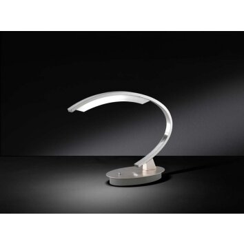 Wofi SEGURA table lamp LED matt nickel, 1-light source