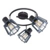 Globo MAHA Spotlight black, 3-light sources
