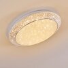 PARRITA Ceiling light LED white, 1-light source, Remote control, Colour changer