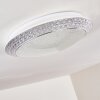PARRITA Ceiling light LED white, 1-light source, Remote control, Colour changer
