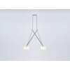 Serien Lighting TWIN Pendant Light LED chrome, 2-light sources