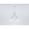 Serien Lighting TWIN Pendant Light LED chrome, 2-light sources