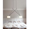 Serien Lighting TWIN Pendant Light LED chrome, 2-light sources