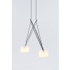 Serien Lighting TWIN Pendant Light LED chrome, 2-light sources