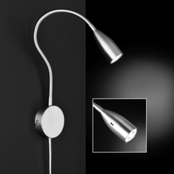 Honsel Sten Wall Light LED matt nickel, 1-light source