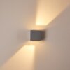 Outdoor Wall Light Fauderup LED grey, 2-light sources