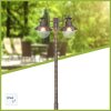 Brilliant ARTU outdoor Path Light black, 2-light sources