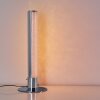 Flaut Table Lamp LED chrome, 1-light source, Remote control, Colour changer