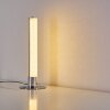 Flaut Table Lamp LED chrome, 1-light source, Remote control, Colour changer