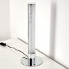 Flaut Table Lamp LED chrome, 1-light source, Remote control, Colour changer