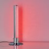 Flaut Table Lamp LED chrome, 1-light source, Remote control, Colour changer
