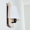 HUDDINGE Wall Light Light wood, 1-light source