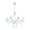 Eglo CARPENTO pendant light chrome, 8-light sources