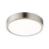 Globo KRULL Ceiling light LED matt nickel, 1-light source