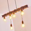Barbengo Pendant Light brown, rust-coloured, 4-light sources