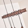 Barbengo Pendant Light brown, rust-coloured, 4-light sources