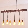 Barbengo Pendant Light brown, rust-coloured, 4-light sources