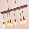 Barbengo Pendant Light brown, rust-coloured, 4-light sources