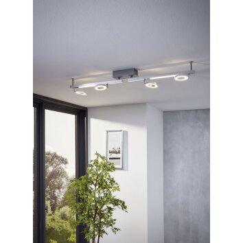 Eglo CARDILLIO 1 ceiling spotlight LED aluminium, chrome, 4-light sources