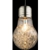 Globo LEVIN pendant light matt nickel, 1-light source
