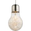 Globo LEVIN pendant light matt nickel, 1-light source
