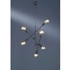 Trio CROSS Pendant Light black, 6-light sources
