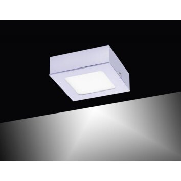 Leuchten-Direkt OSKAR ceiling light LED silver, 1-light source