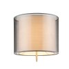 Globo floor lamp matt nickel, 1-light source