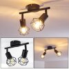 Baripada Ceiling Light black, 2-light sources