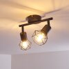 Baripada Ceiling Light black, 2-light sources