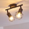 Baripada Ceiling Light black, 2-light sources