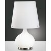 Fabas Luce ADE table lamp matt nickel, 2-light sources