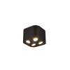 Ceiling Light Trio Leuchten COOKIE black, 4-light sources