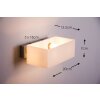 Ideallux BOX AP2 wall light chrome, 2-light sources