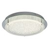 Mantra CRYSTAL MIRROR Ceiling Light LED chrome, 1-light source