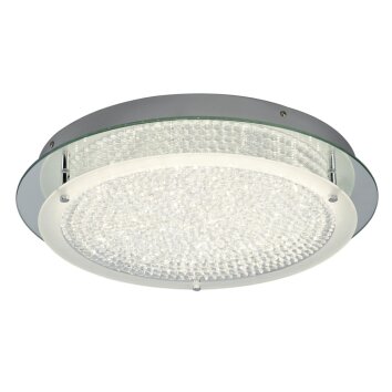 Mantra CRYSTAL MIRROR Ceiling Light LED chrome, 1-light source