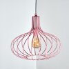 MATTMAR Pendant Light grey, pink, 1-light source