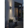 Konstsmide POTENZA wall light LED anthracite, 2-light sources