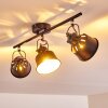 Safari Ceiling Light black-gold, 3-light sources
